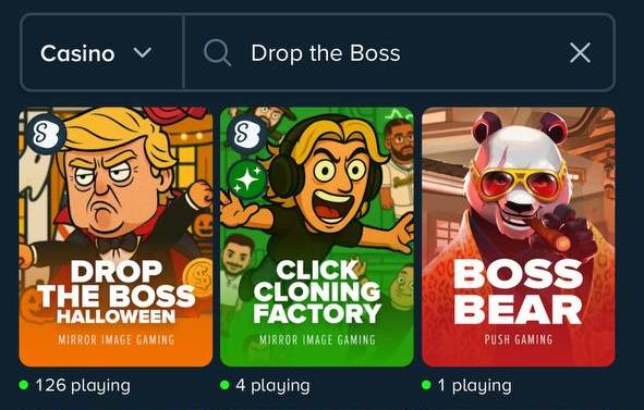 Find casino game