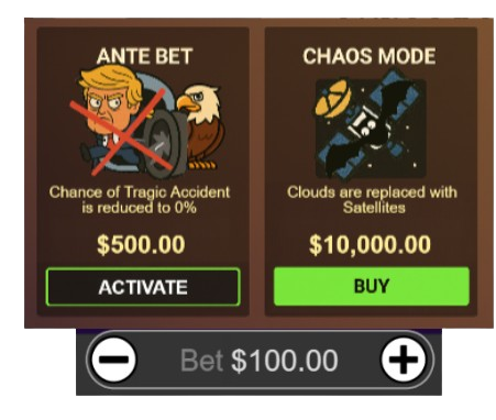 Bonus and bet