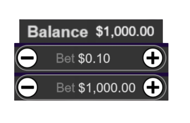 Balance, bet 